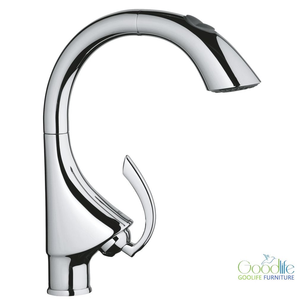 Vòi bếp dây rút nóng lạnh K4 Grohe 33782000
