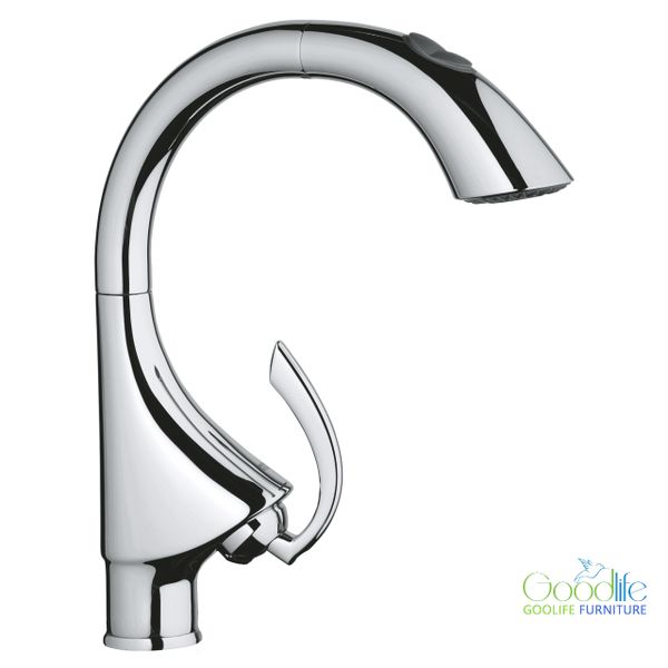  Vòi bếp dây rút nóng lạnh K4 Grohe 33782000 