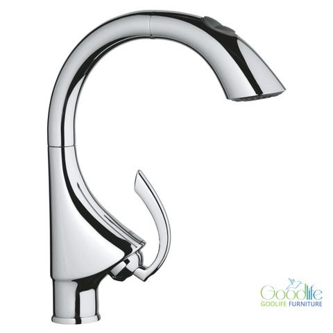  Vòi bếp dây rút nóng lạnh K4 Grohe 33782000 
