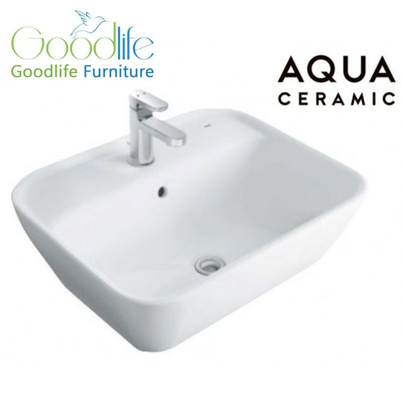 Chậu Rửa Lavabo Inax AL-296V Đặt Bàn AquaCeramic