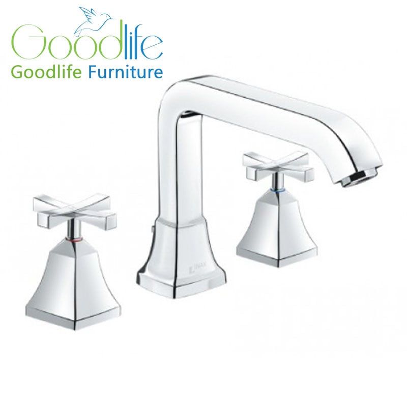  Vòi Lavabo Inax LFV-8100B Van Nóng Lạnh Riêng 3 Lỗ 
