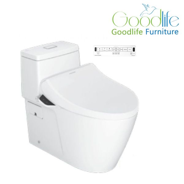 Bồn cầu 1 khối American Standard VF-1808PR (VF1808PR) nắp điện tử