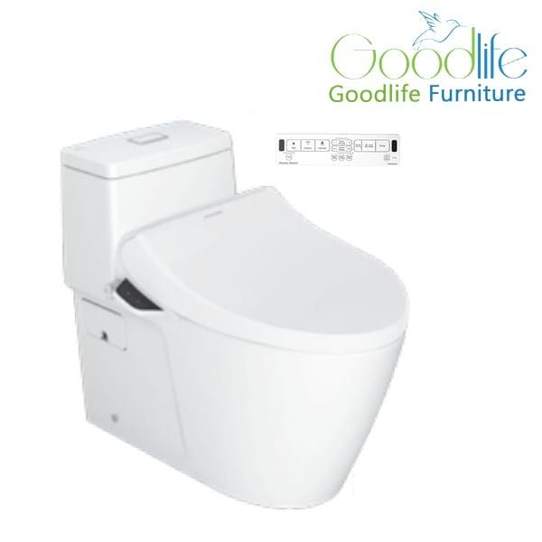  Bồn cầu 1 khối American Standard VF-1808PR (VF1808PR) nắp điện tử 