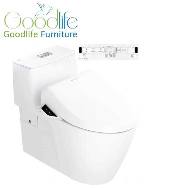 Bồn cầu 1 khối American Standard VF-1808TPR (VF1808TPR) nắp điện tử