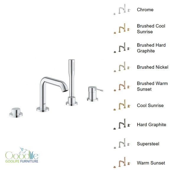  Vòi bồn tắm 4 lỗ nóng lạnh Essence GROHE 19578001 