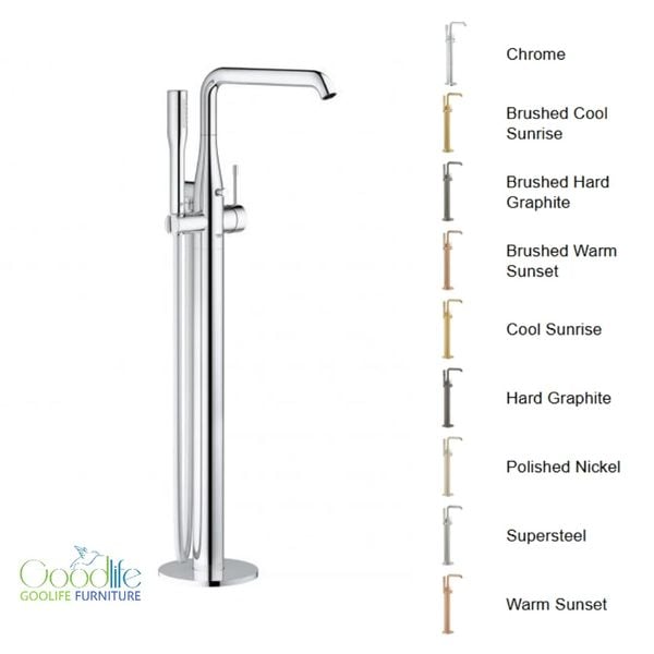  Vòi bồn tắm đặt sàn nóng lạnh Essence GROHE 23491001 