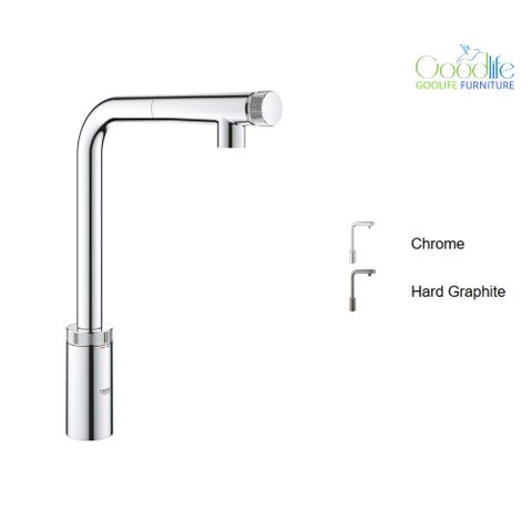  Vòi bếp dây rút nóng lạnh Minta SmartControl GROHE 31613000 