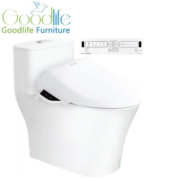  Bồn cầu 1 khối American Standard WP-1880PR (WP1880PR) nắp điện tử 