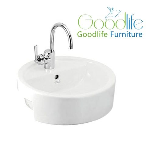  Chậu rửa mặt lavabo bán âm American Standard WP-F307 (WPF307) 