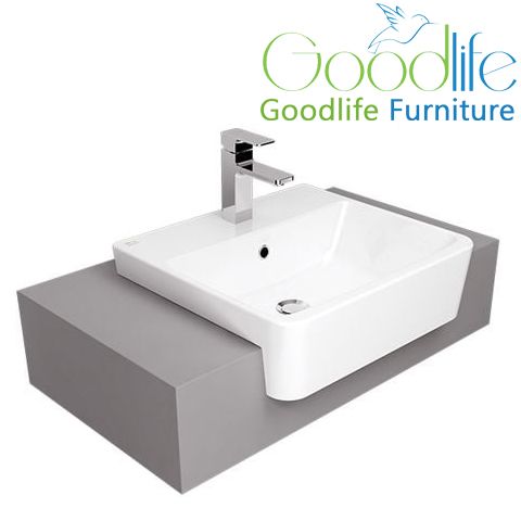 Chậu rửa mặt lavabo bán âm American Standard WP-F519 (WPF519)