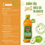  Giấm táo hữu cơ M.Busto 