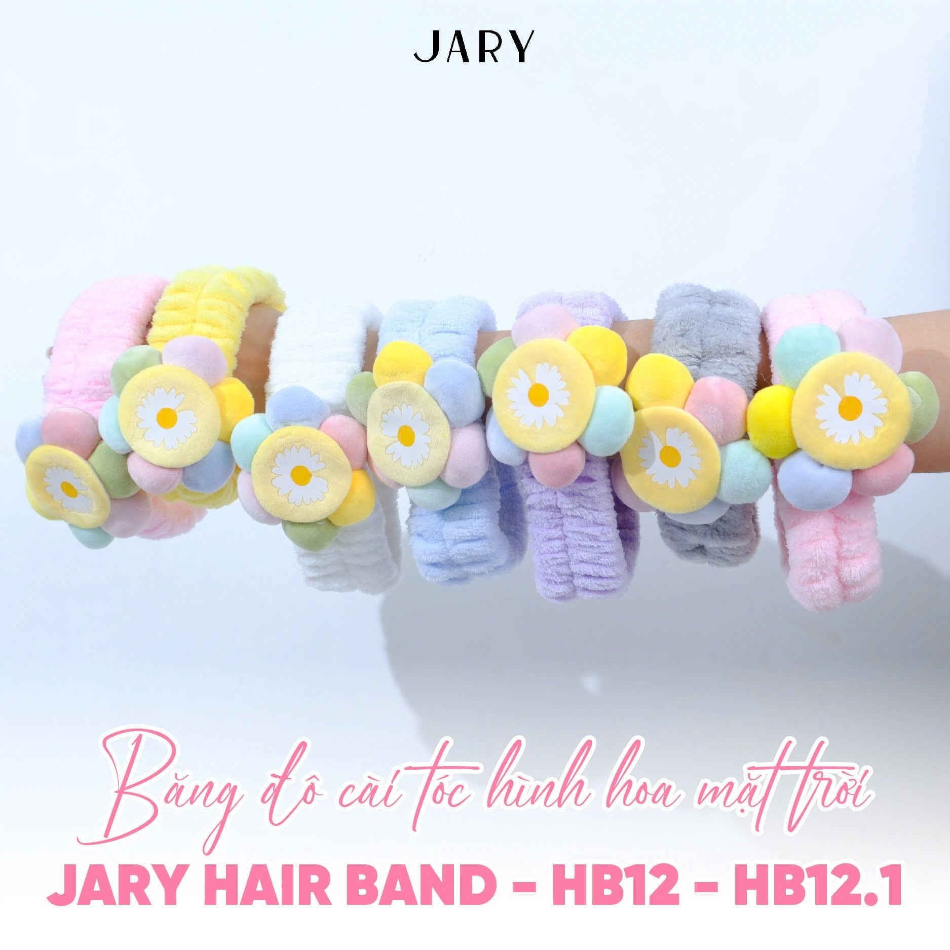 BĂNG ĐÔ CÀI TÓC HÌNH HOA MẶT TRỜI JARY HAIR BAND - HB12 - HB12.1