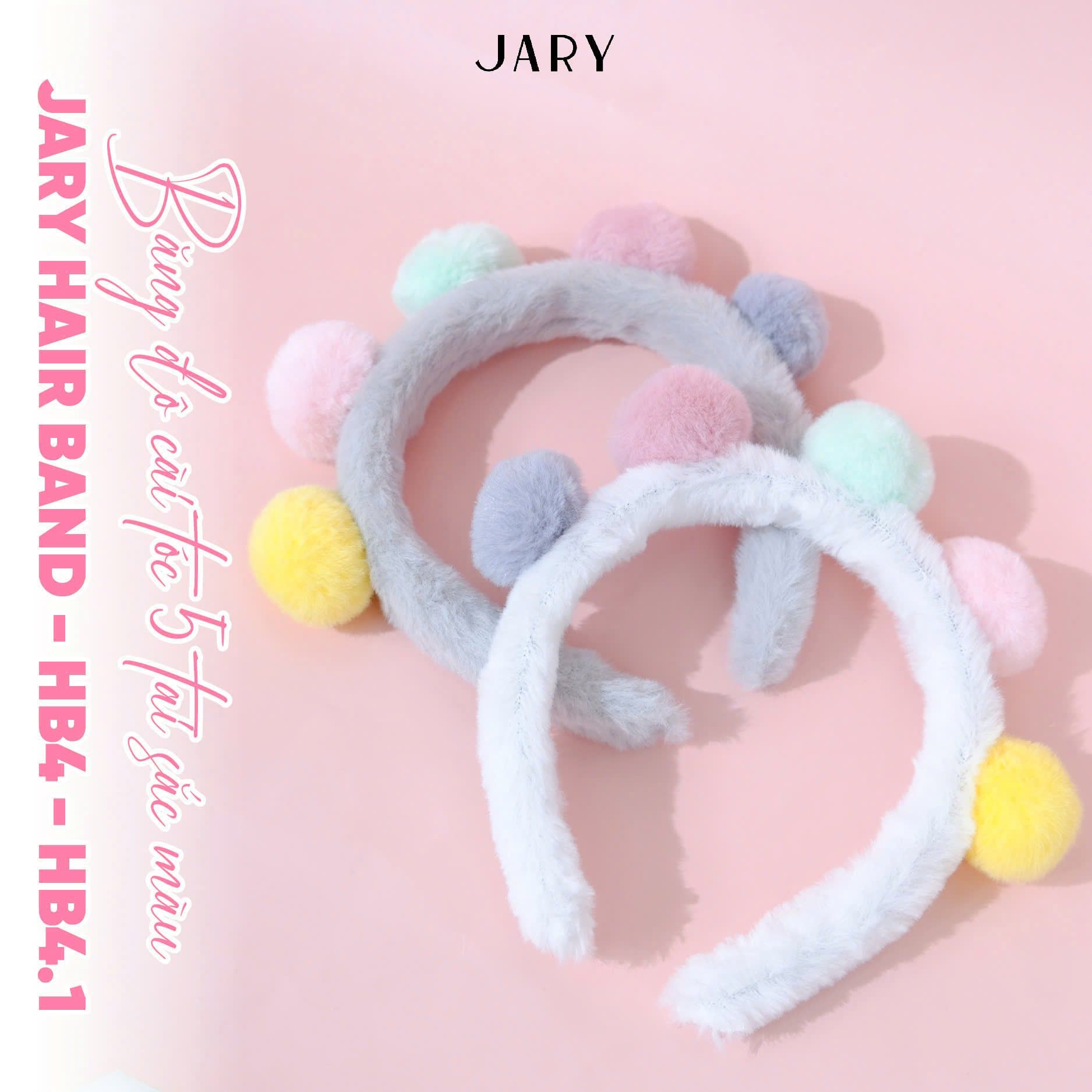 BĂNG ĐÔ CÀI TÓC 5 TAI SẮC MÀU JARY HAIR BAND - HB4 - HB4.1