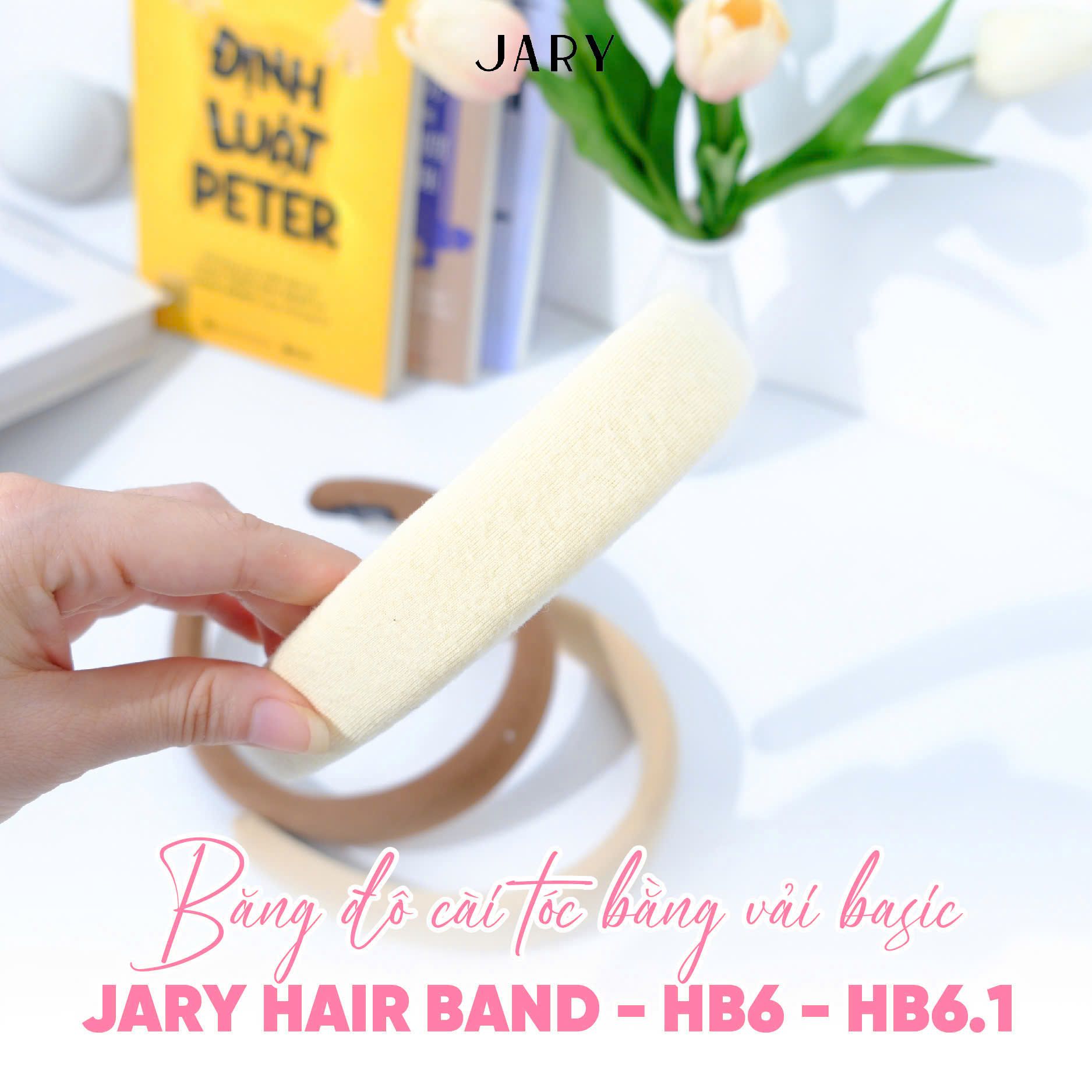 BĂNG ĐÔ CÀI TÓC BẰNG VẢI MÀU BASIC JARY HAIR BAND - HB6 - HB6.1