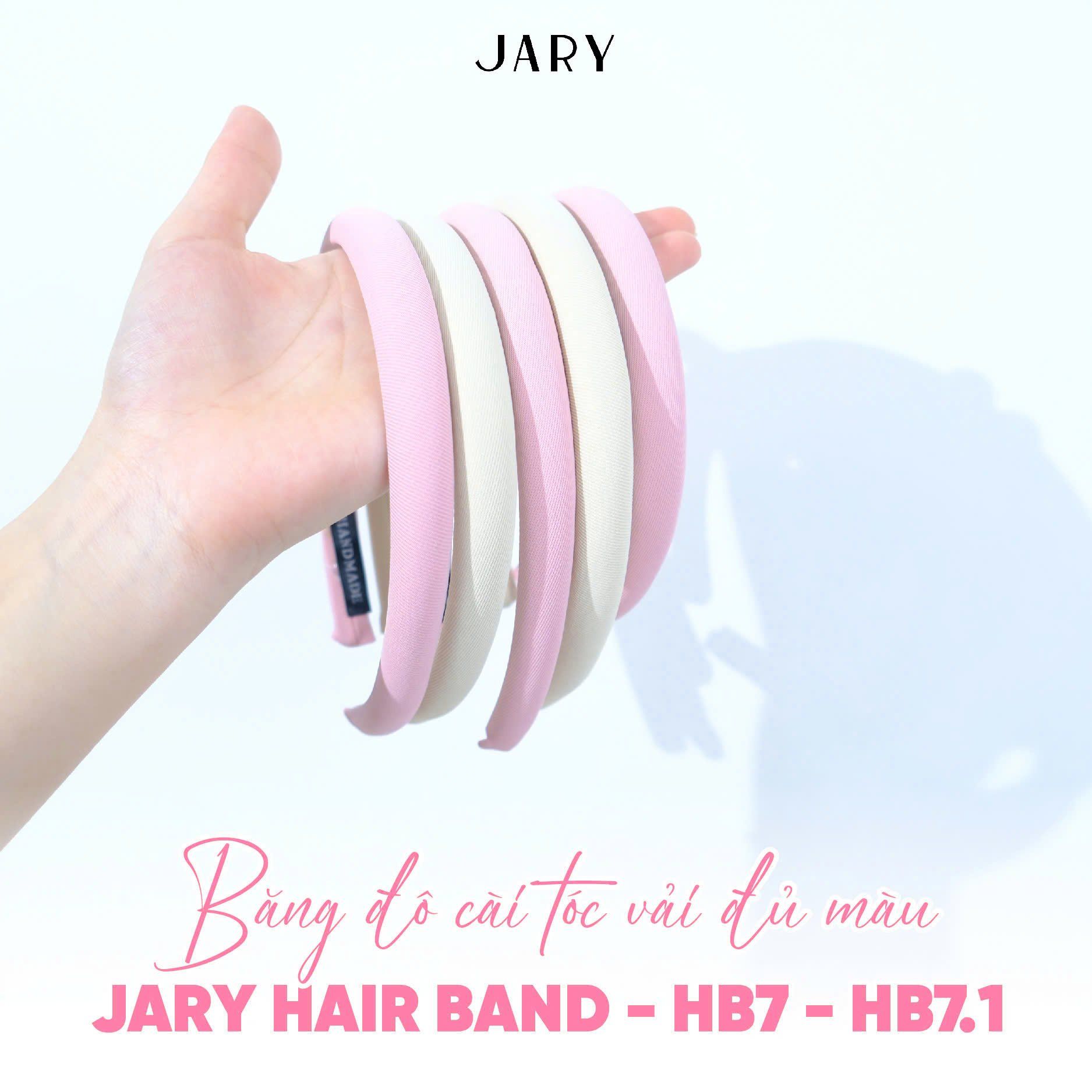 BĂNG ĐÔ CÀI TÓC VẢI ĐỦ MÀU JARY HAIR BAND - HB7 - HB7.1