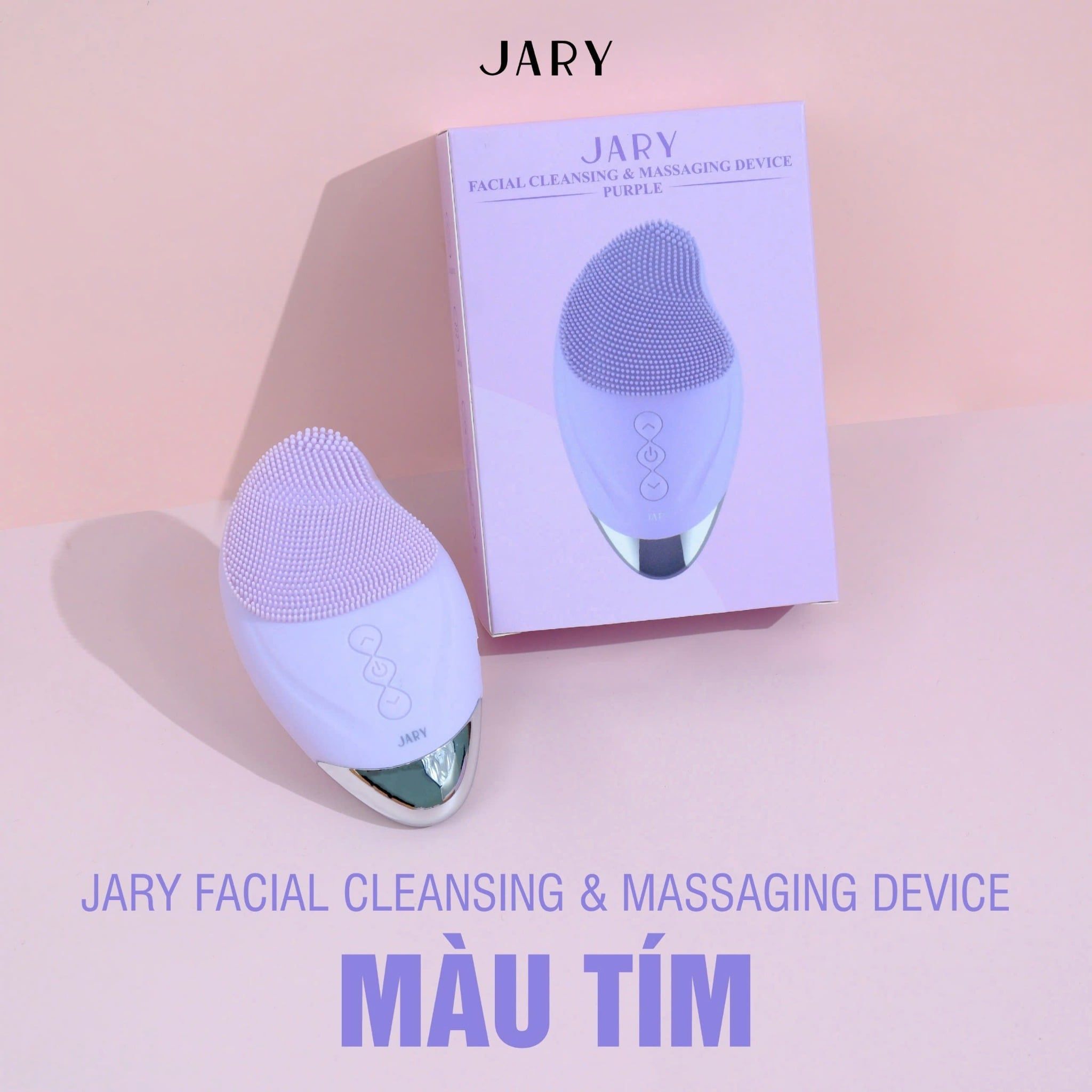 MÁY RỬA MẶT JARY FACIAL CLEANSING & MASSAGING DEVICE - MÀU TÍM
