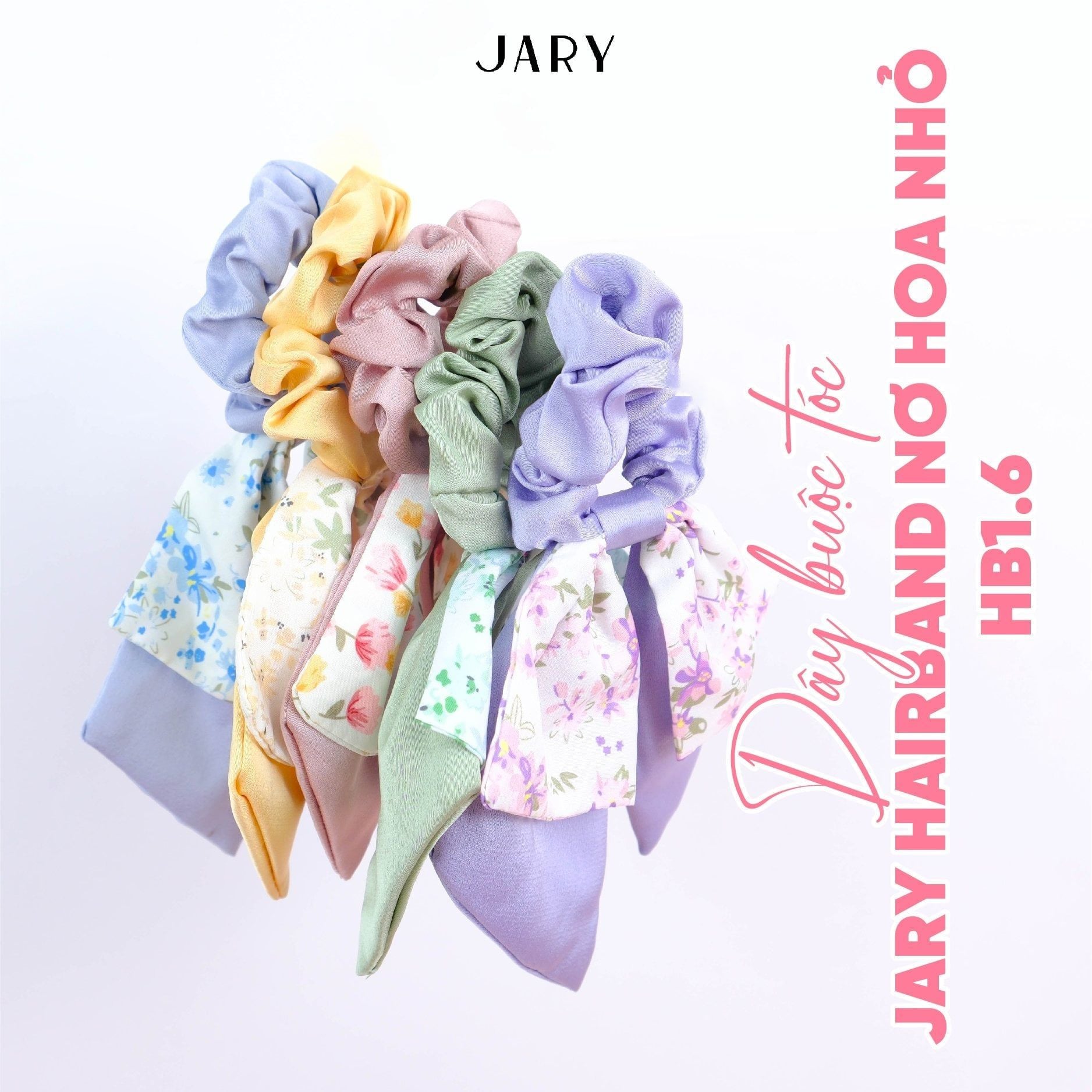 DÂY BUỘC TÓC JARY HAIRBAND NƠ HOA NHỎ - HB1 - HB1.6 - HB1.6.1 - MÀU TÍM