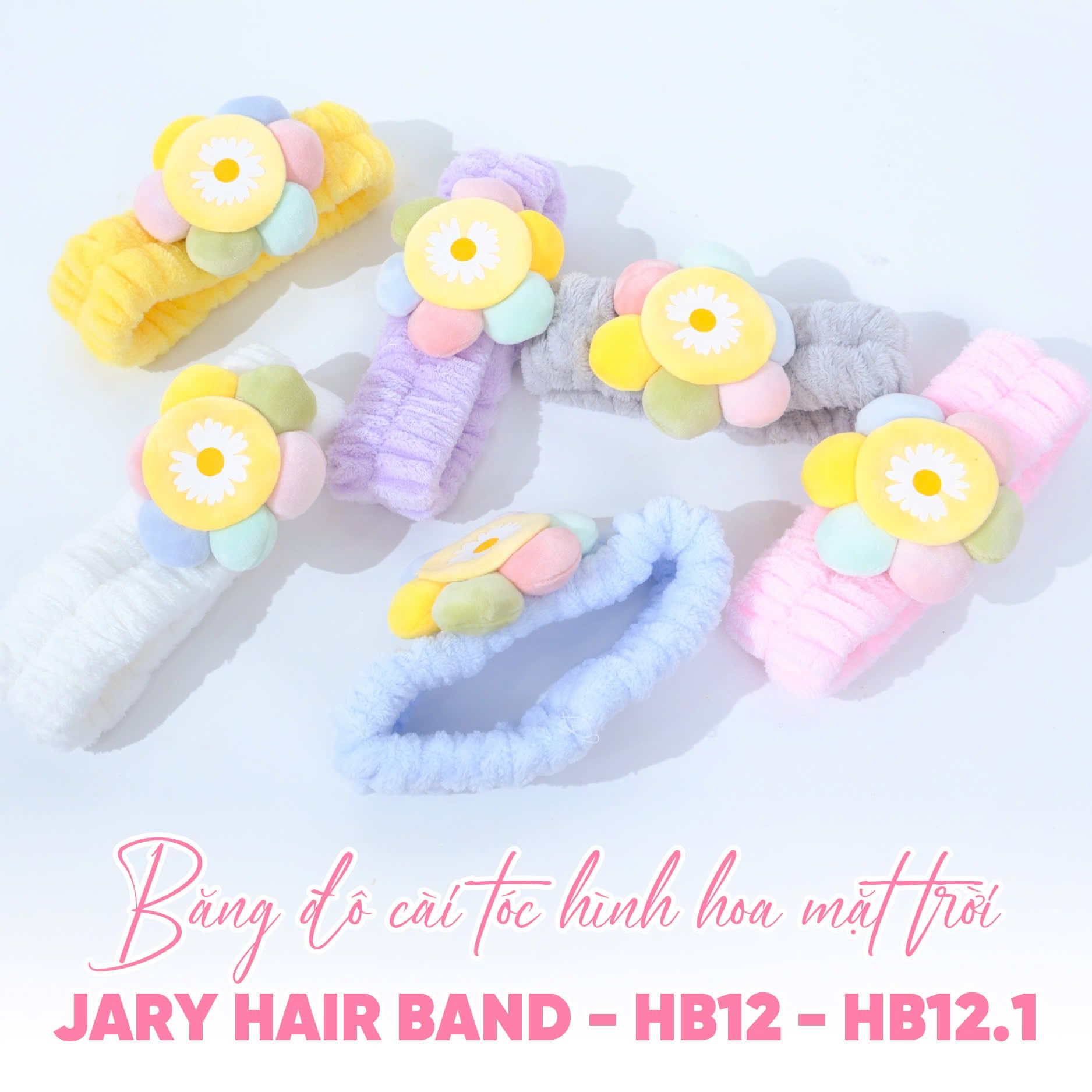 BĂNG ĐÔ CÀI TÓC HÌNH HOA MẶT TRỜI JARY HAIR BAND - HB12 - HB12.1