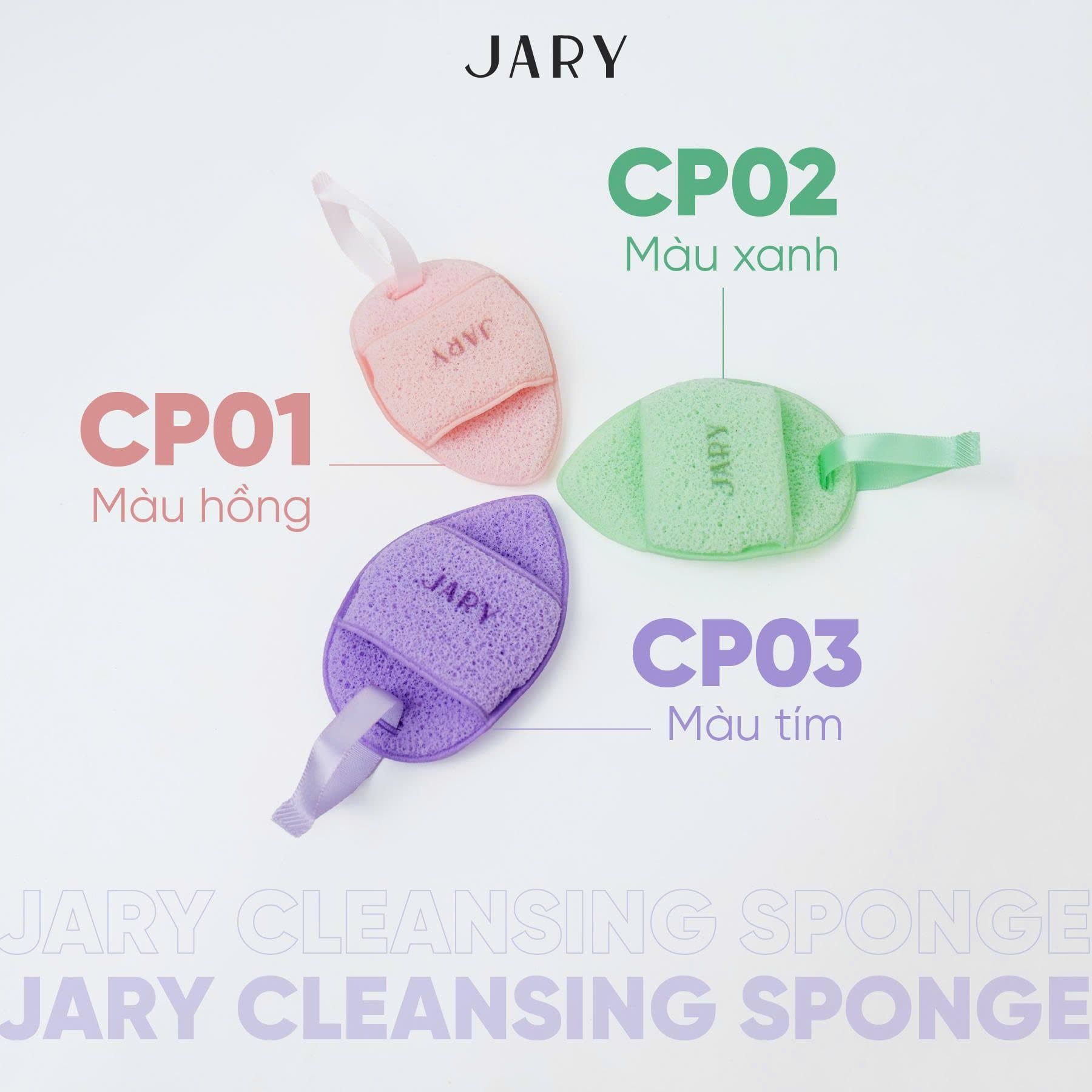 MIẾNG RỬA MẶT BỌT BIỂN JARY CLEANSING SPONGE - CP03