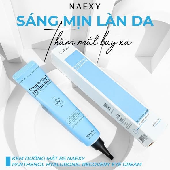 KEM DƯỠNG MẮT B5 NAEXY PANTHENOL HYALURONIC RECOVERY EYE CREAM 40ML