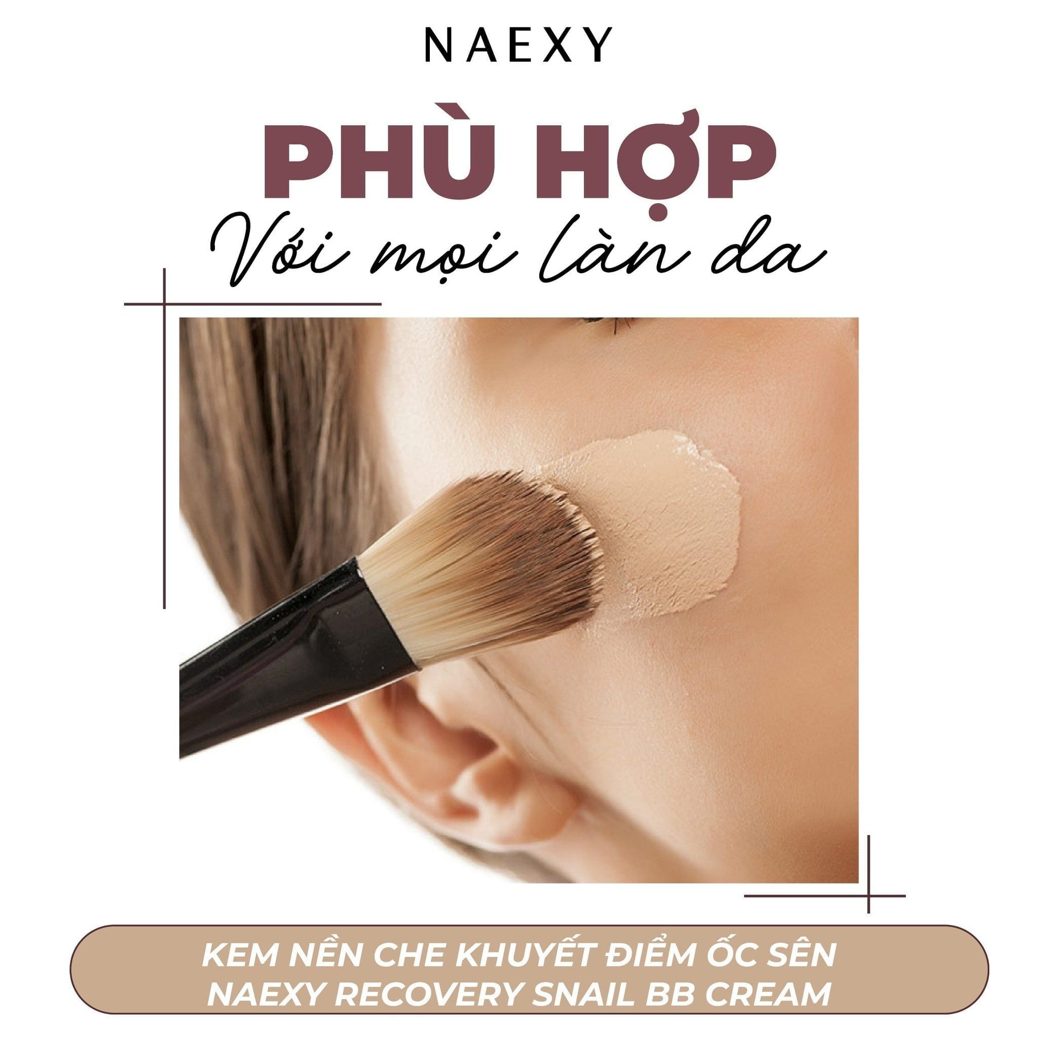 KEM NỀN ỐC SÊN NAEXY RECOVERY SNAIL B.B CREAM 50ML