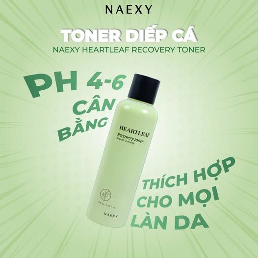TONER HỖ TRỢ PHỤC HỒI DIẾP CÁ NAEXY HEARTLEAF RECOVERY TONER 200ML