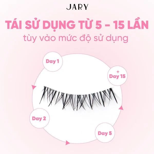 LÔNG MI GIẢ GÂN TRONG JARY FULL STRIP LASHES - F18