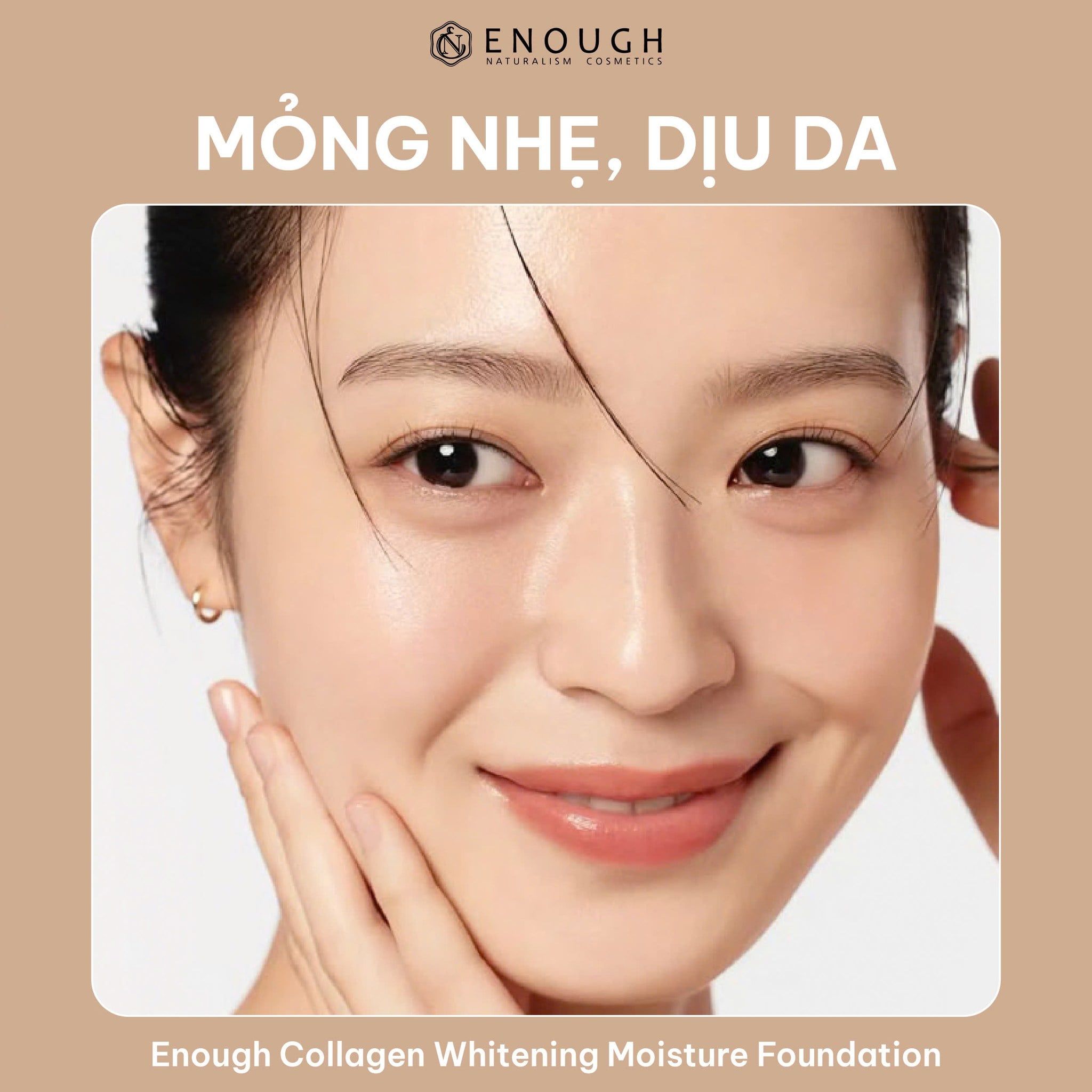 KEM NỀN COLLAGEN 3IN1 ENOUGH COLLAGEN 3IN1 FOUNDATION 100ML