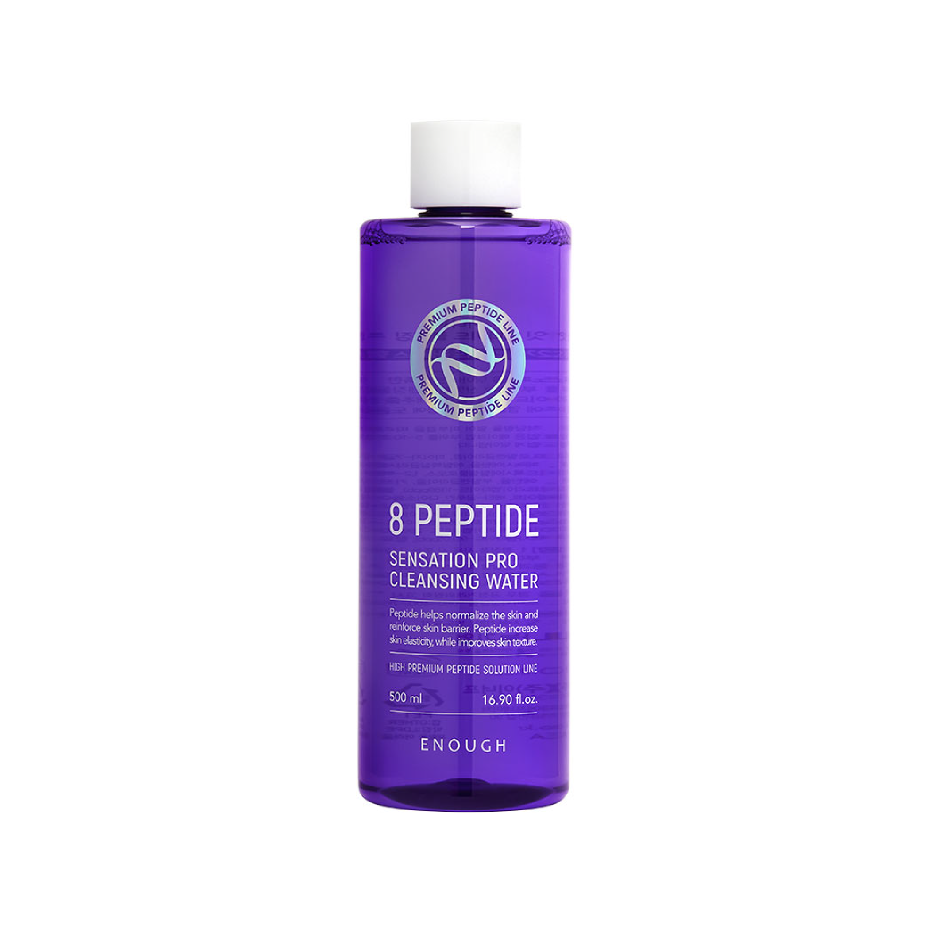 NƯỚC TẨY TRANG PEPTIDE CAO CẤP ENOUGH 8 PEPTIDE SENSATION PRO CLEANSING WATER 500ML