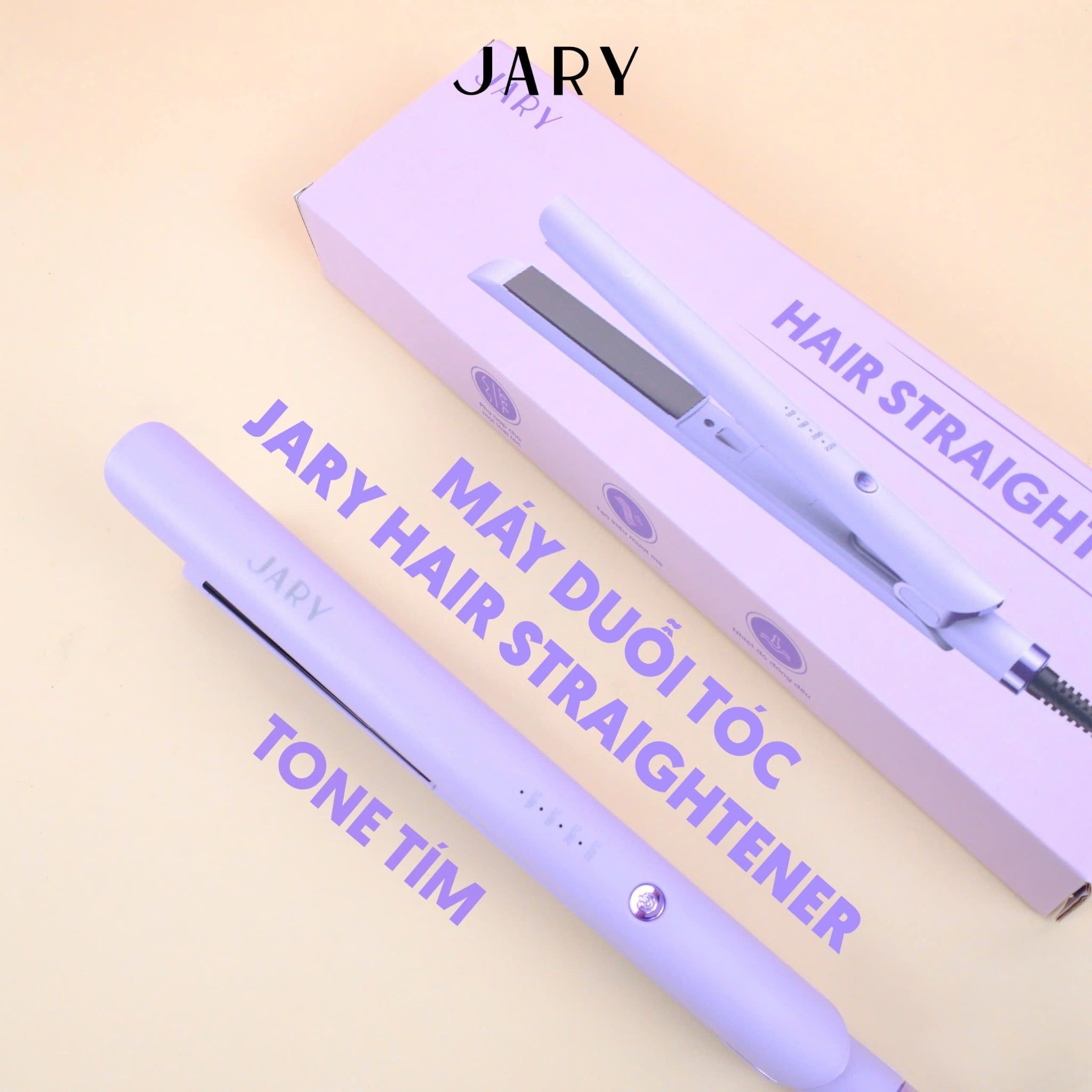 MÁY DUỖI TÓC JARY HAIR STRAIGHTENER - TONE TÍM