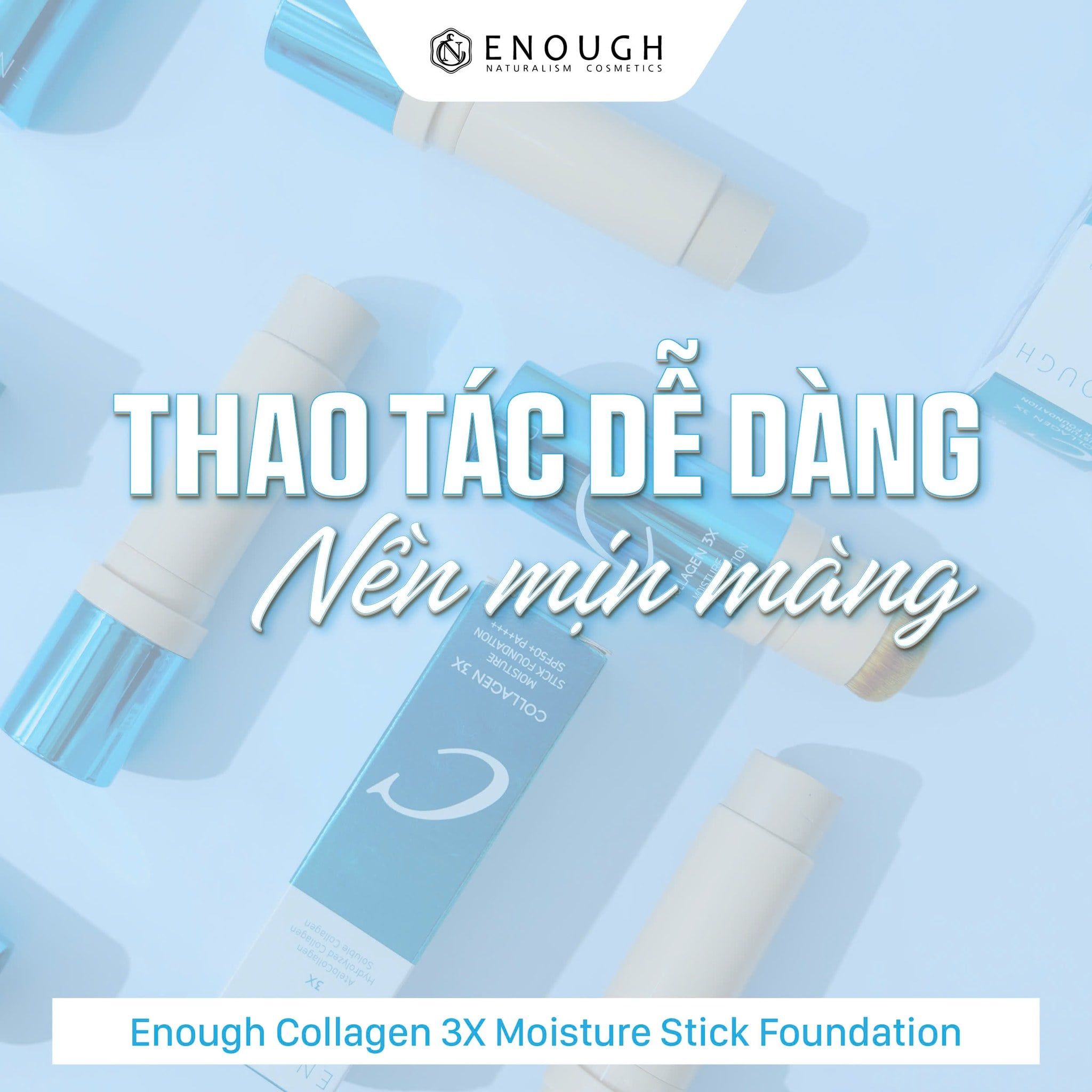 KEM NỀN DẠNG THỎI 3X ENOUGH COLLAGEN 3X MOISTURE STICK FOUNDATION
