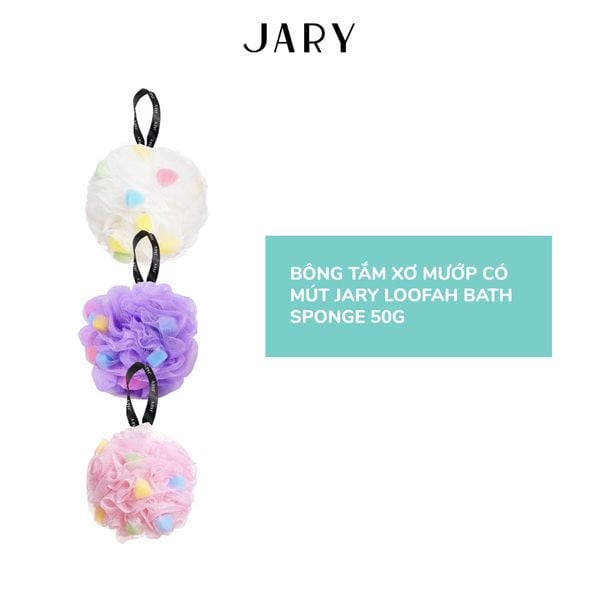 BÔNG TẮM XƠ MƯỚP CÓ MÚT JARY LOOFAH SPONGE 50G