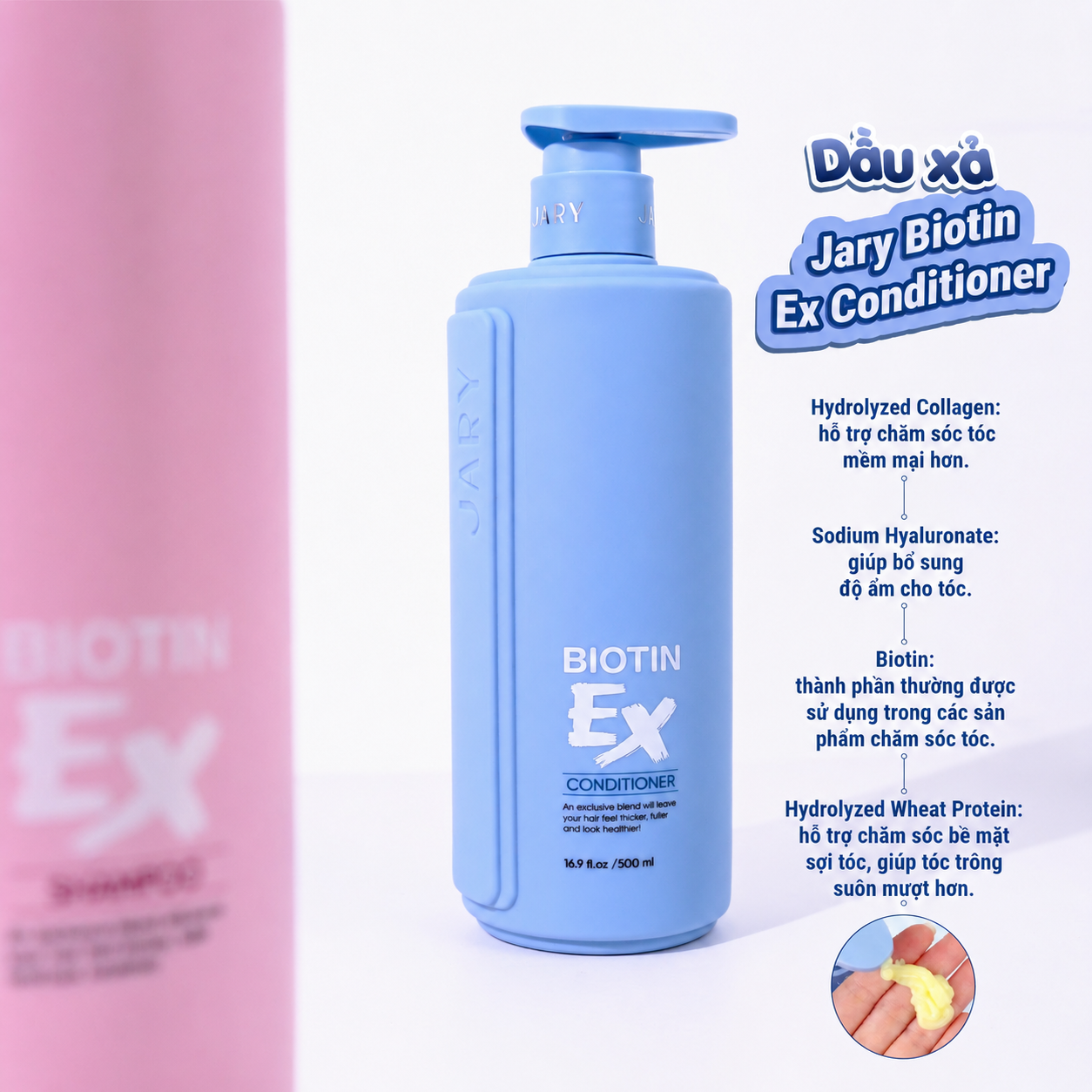 DẦU GỘI & DẦU XẢ BIOTIN JARY BIOTIN EX