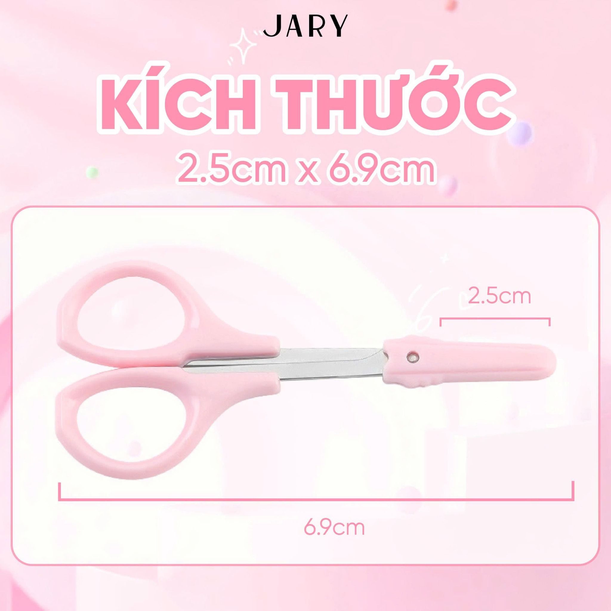 KÉO TỈA MÀY, CẮT LÔNG MI JARY EYEBROW SCISSORS