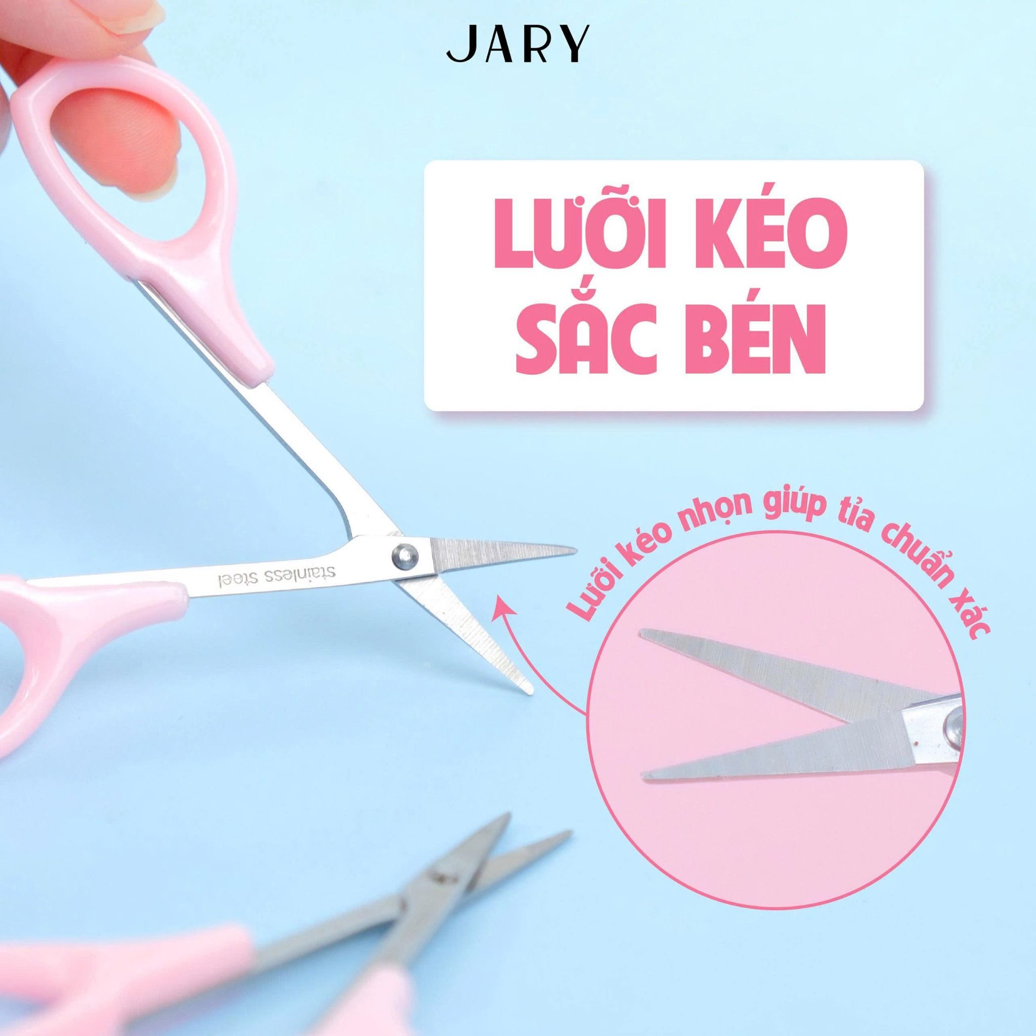 KÉO TỈA MÀY, CẮT LÔNG MI JARY EYEBROW SCISSORS