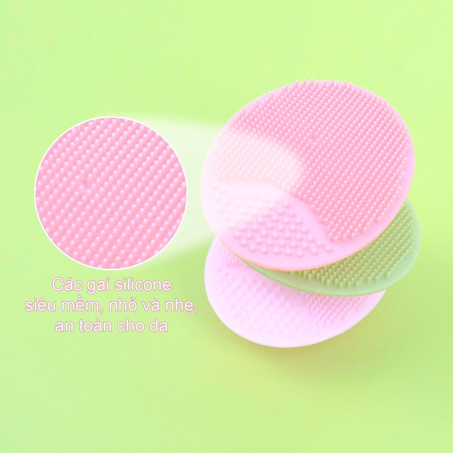 MIẾNG RỬA MẶT SILICONE JARY SILICONE CLEANSING BRUSH - SC02