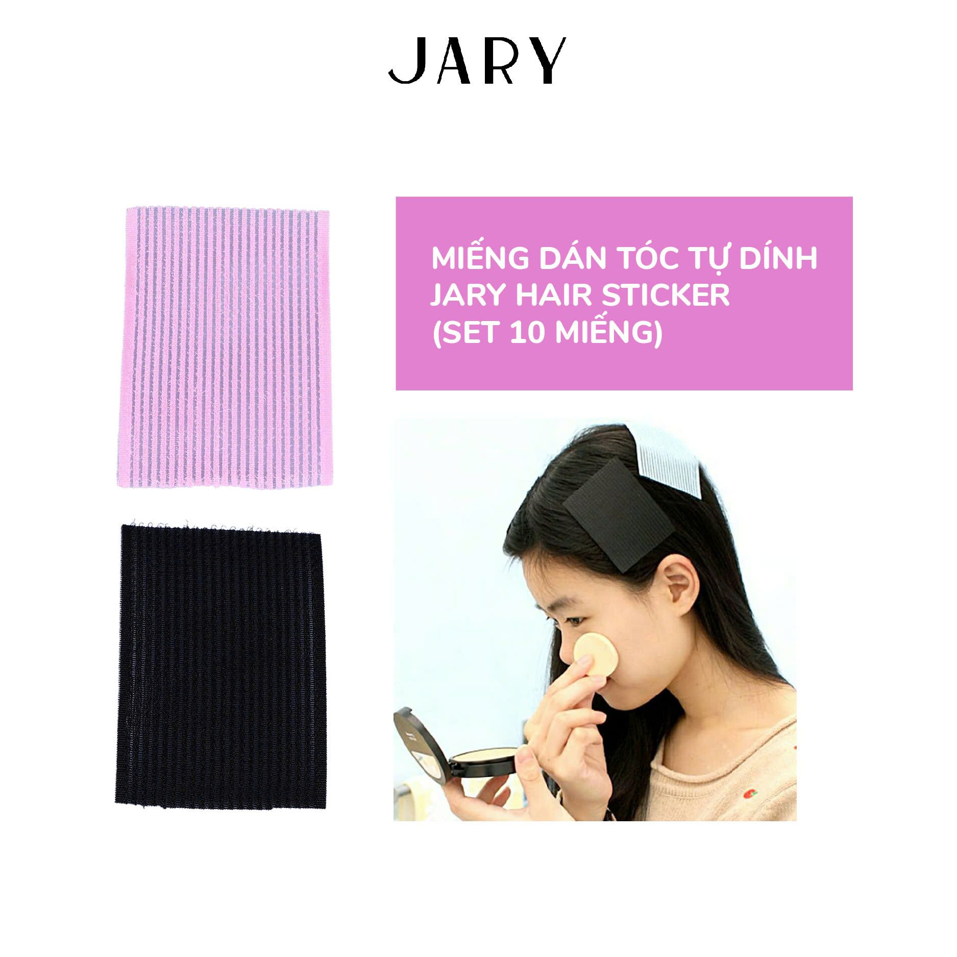 MIẾNG DÁN TÓC TỰ DÍNH JARY HAIR STICKER (SET 10 MIẾNG)