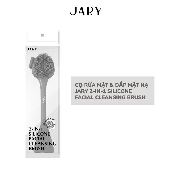 CỌ RỬA MẶT & ĐẮP MẶT NẠ JARY 2-IN-1 SILICONE FACIAL CLEANSING BRUSH