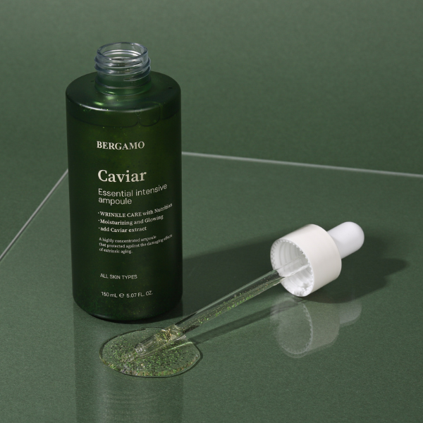 TINH CHẤT TRỨNG CÁ TẦM BERGAMO CAVIAR ESSENTIAL INTENSIVE AMPOULE