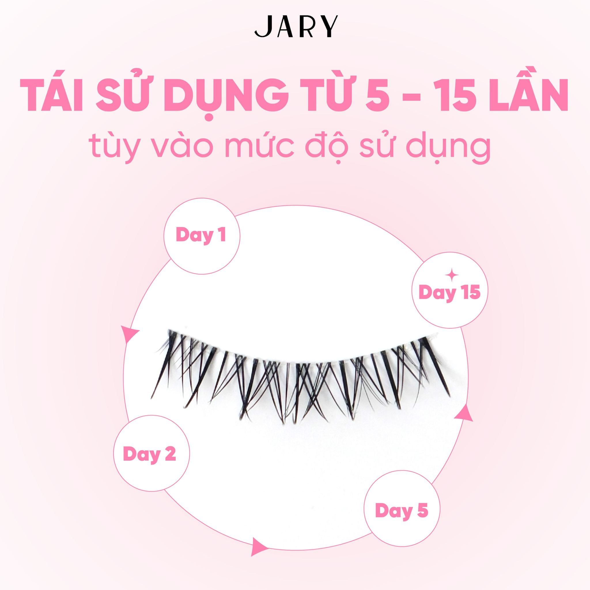 LÔNG MI GIẢ GÂN TRONG JARY FULL STRIP LASHES - F07