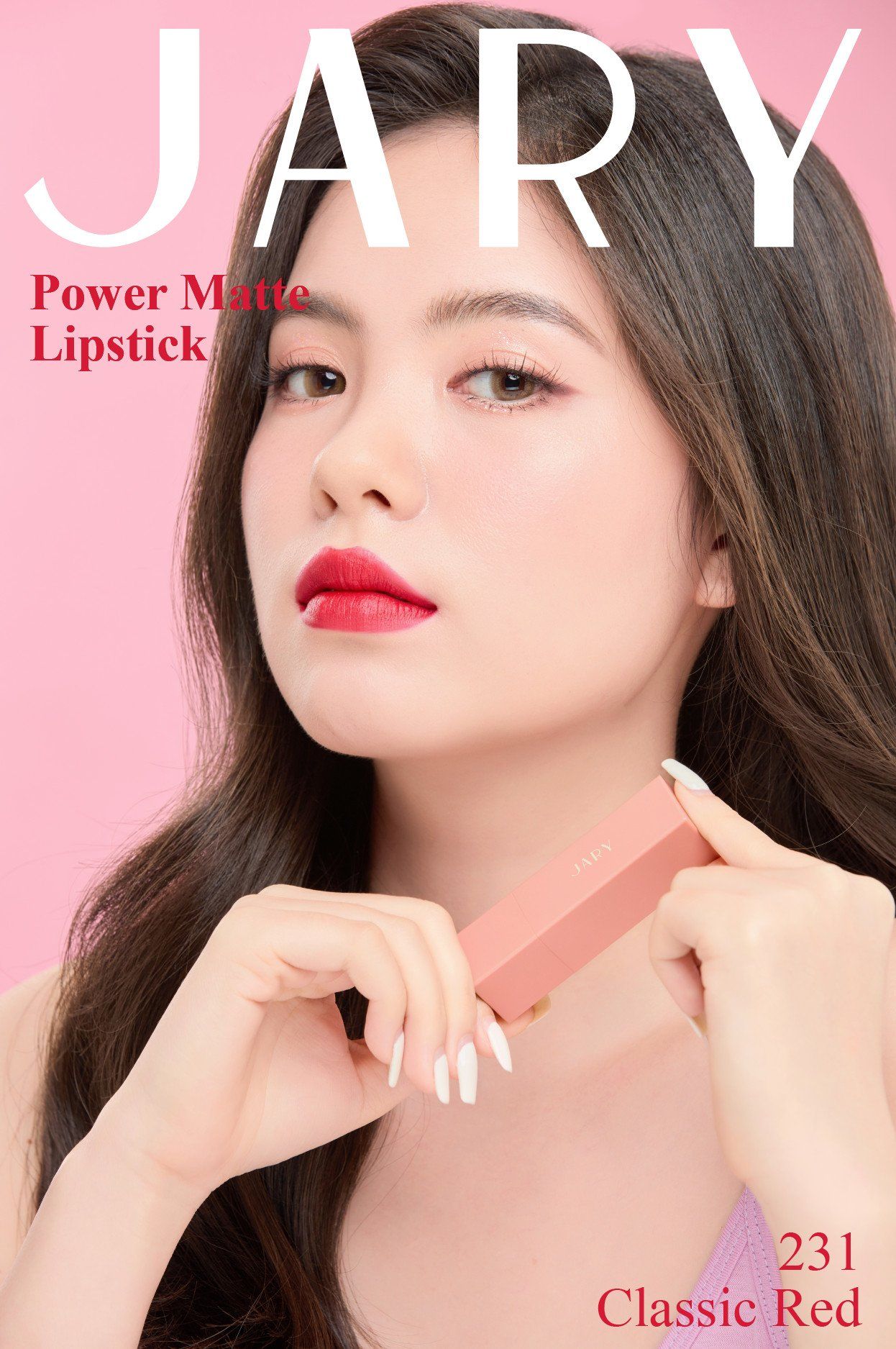 SON THỎI LÌ JARY POWER MATTE LIPSTICK 231 CLASSIC RED - ĐỎ TƯƠI