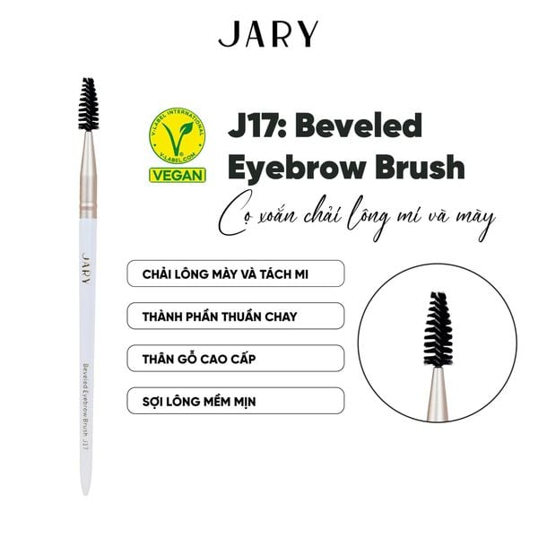 CỌ XOẮN CHẢI LÔNG MI VÀ MÀY JARY EYEBROW AND EYELASH BRUSH - J17