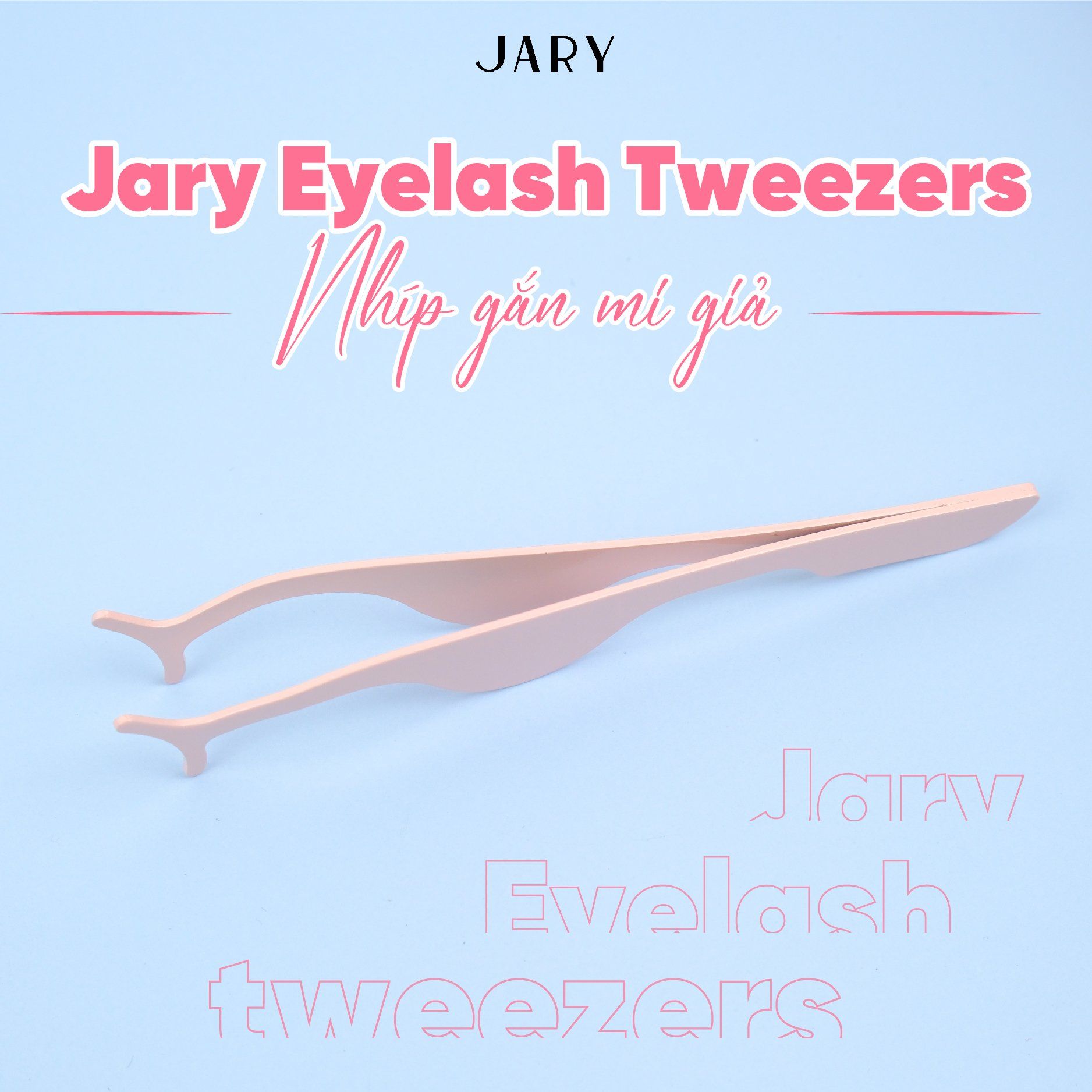 NHÍP GẮN LÔNG MI DẢI BÁN NGUYỆT JARY EYELASH TWEEZERS - T01