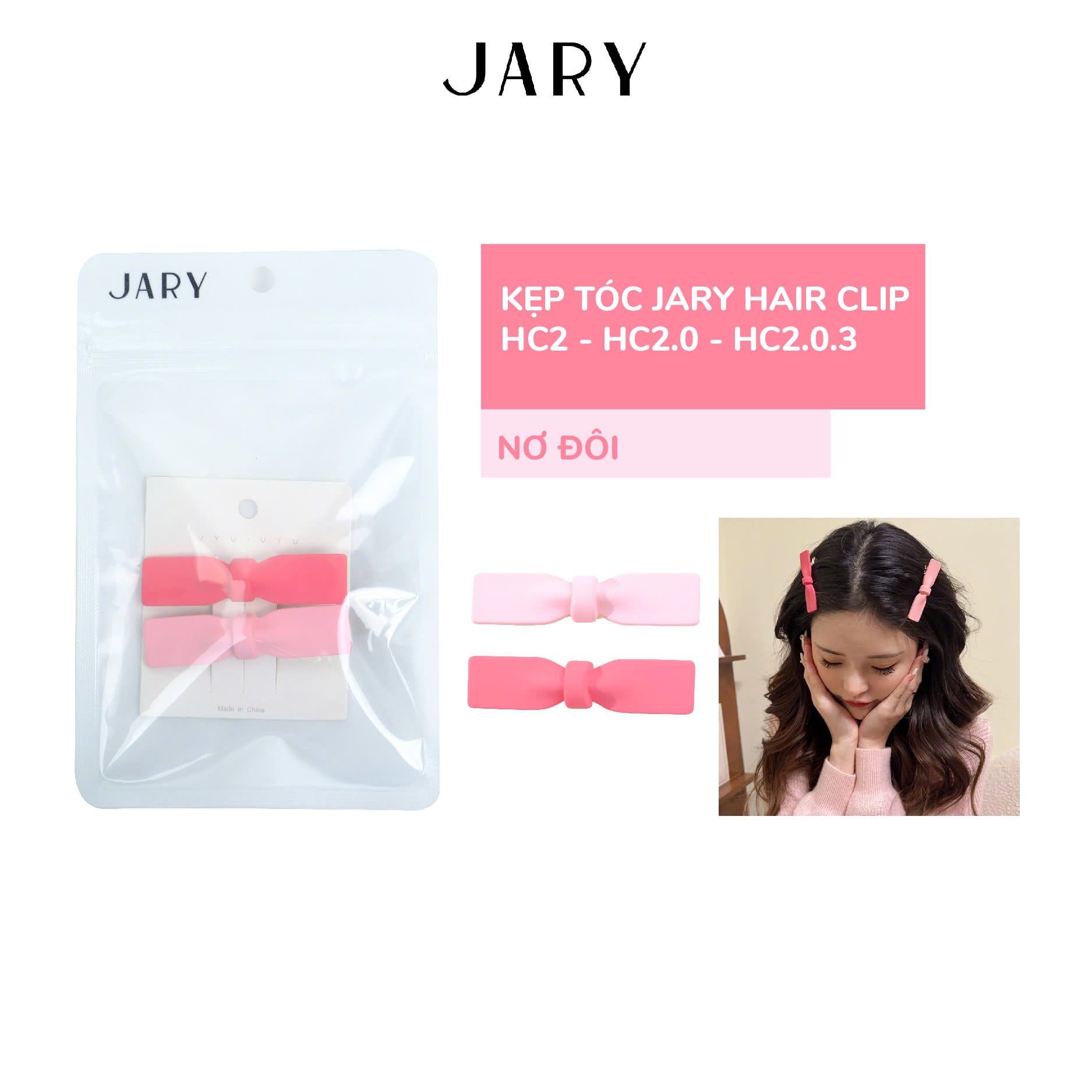 KẸP TÓC JARY HAIR CLIP - HC2 - HC2.0 - HC2.0.3 - NƠ ĐÔI