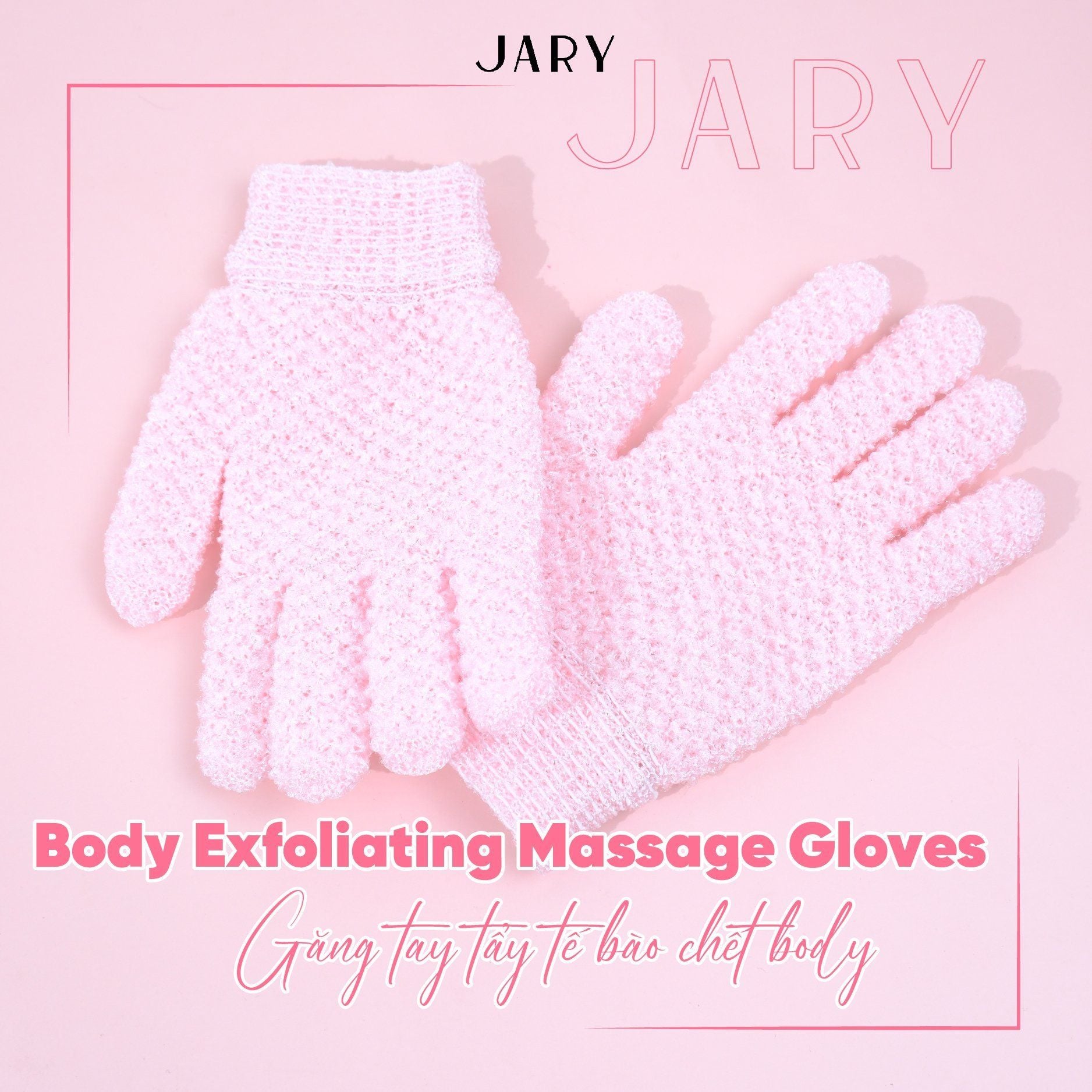 GĂNG TAY TẨY TẾ BÀO CHẾT JARY BODY EXFOLIATING MASSAGE GLOVES - 40D