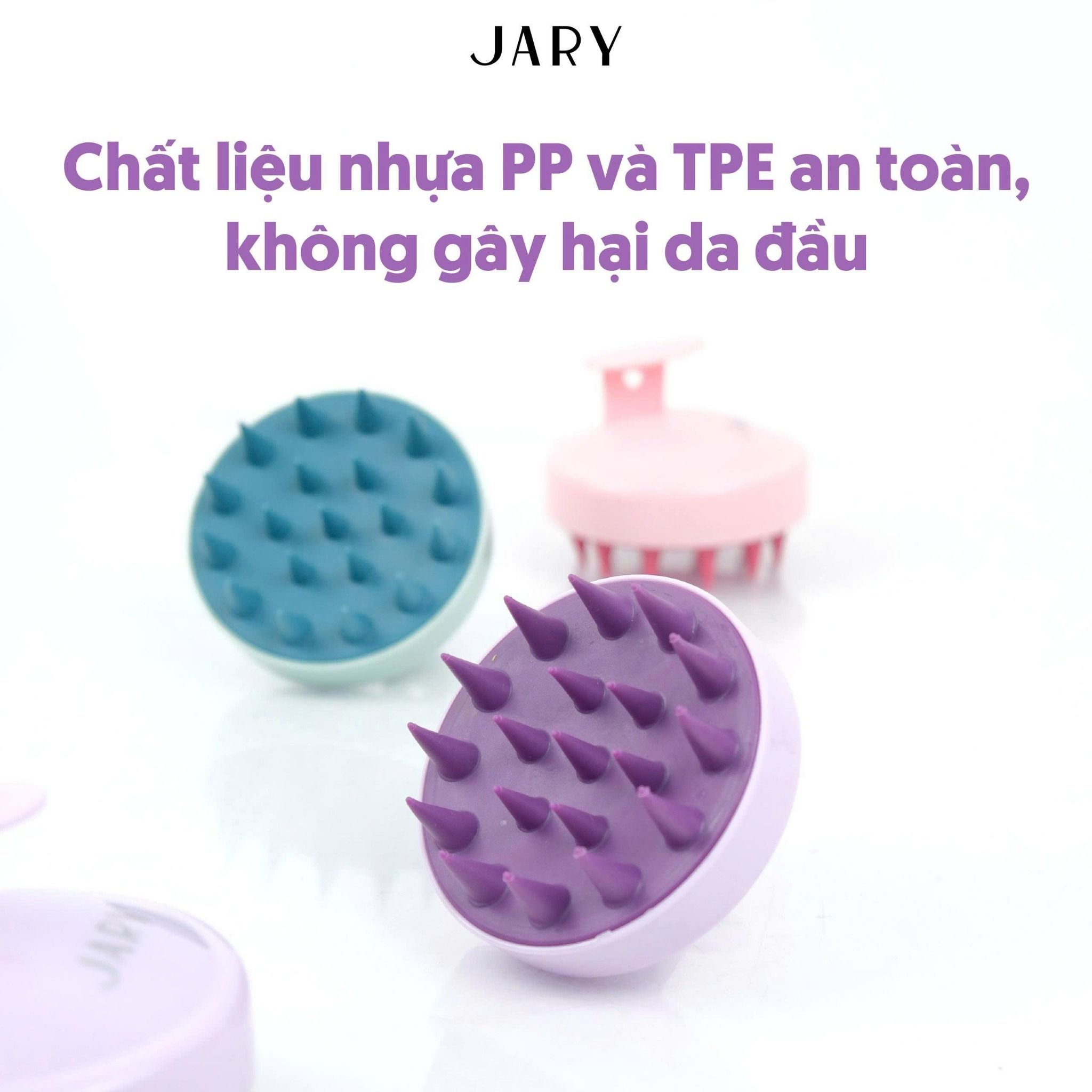 LƯỢC GỘI ĐẦU JARY SCALP MASSAGING SHAMPOO BRUSH