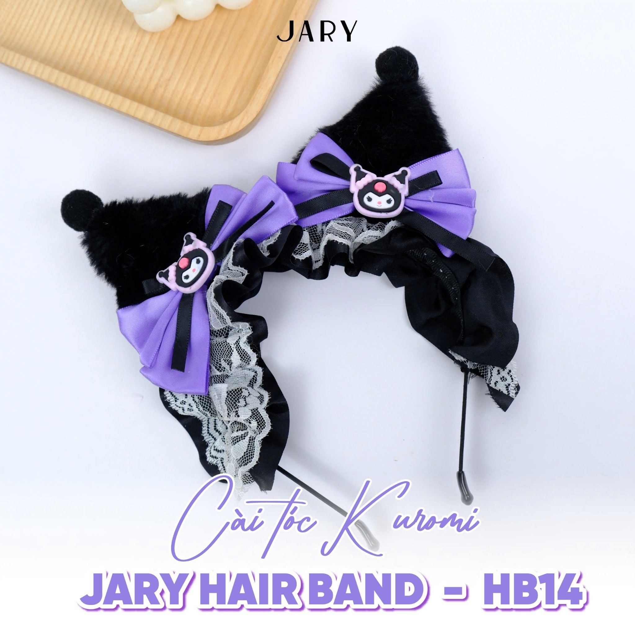 CÀI TÓC KUROMI JARY HAIR BAND - HB14 - MÀU HỒNG
