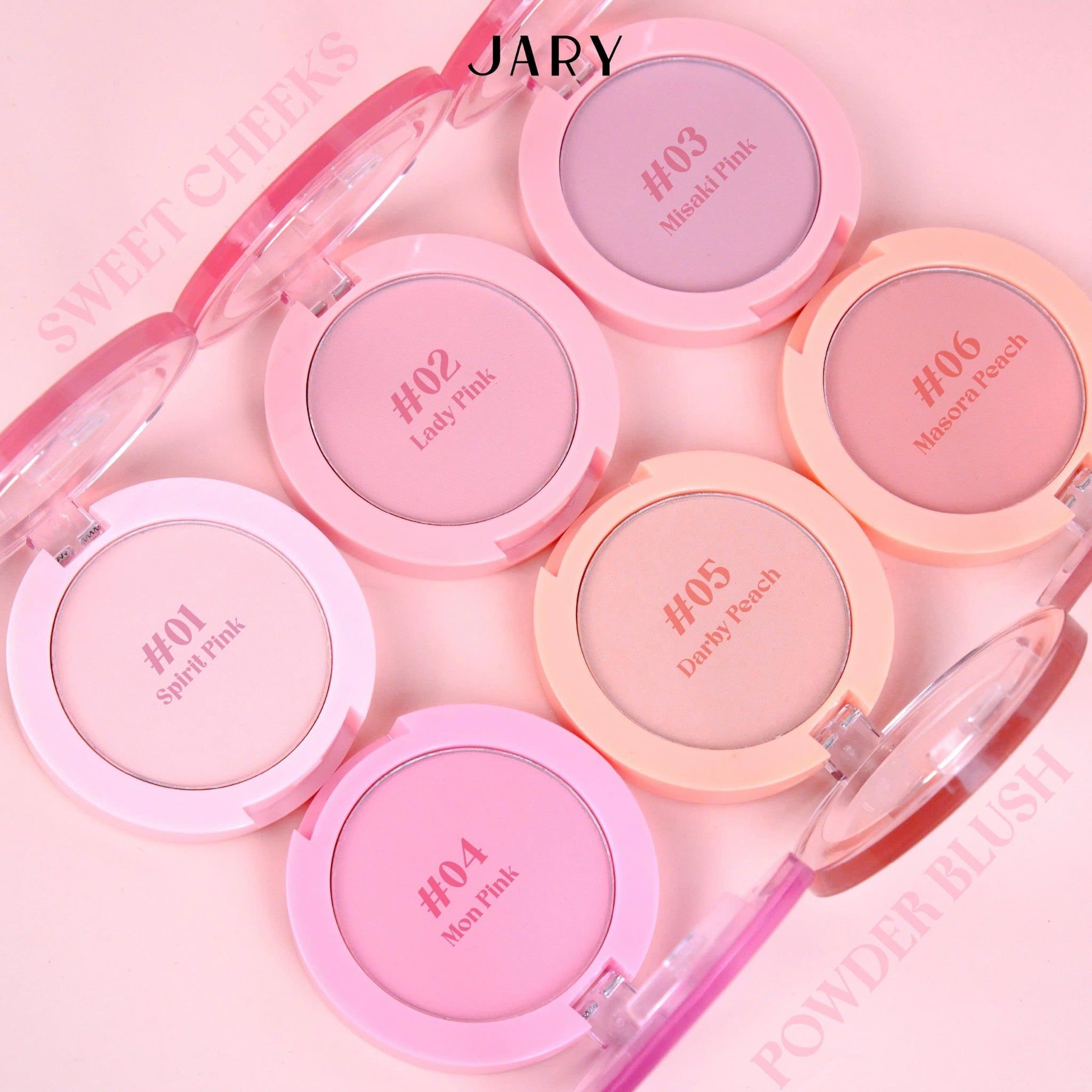 PHẤN MÁ HỒNG JARY SWEET CHEEKS POWDER BLUSH