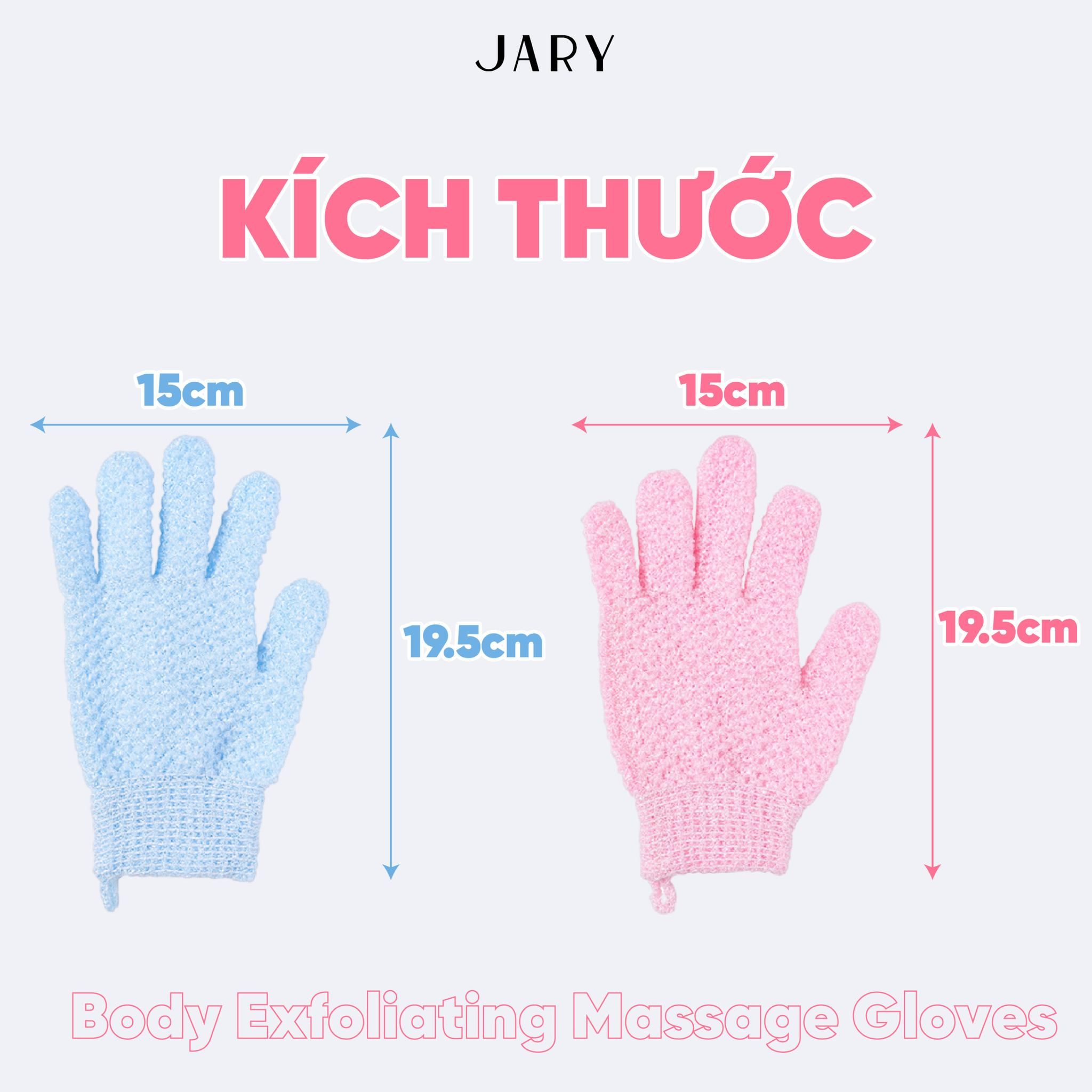 GĂNG TAY TẨY TẾ BÀO CHẾT JARY BODY EXFOLIATING MASSAGE GLOVES - 40D
