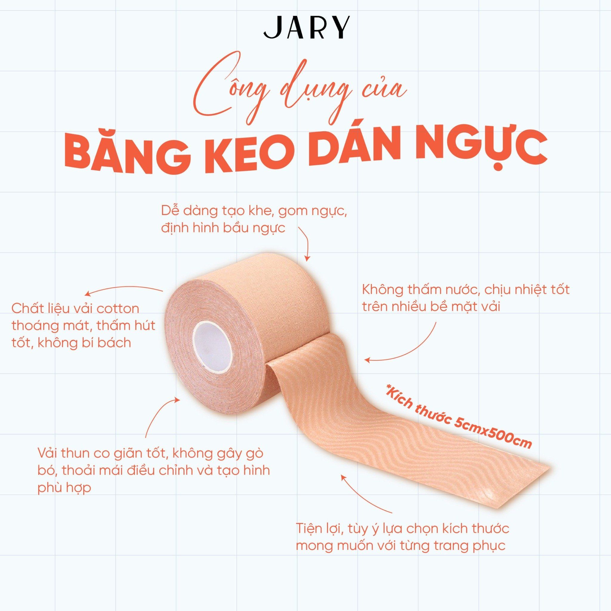 BĂNG KEO DÁN NGỰC TẠO KIỂU ĐA NĂNG JARY BOOB TAPE